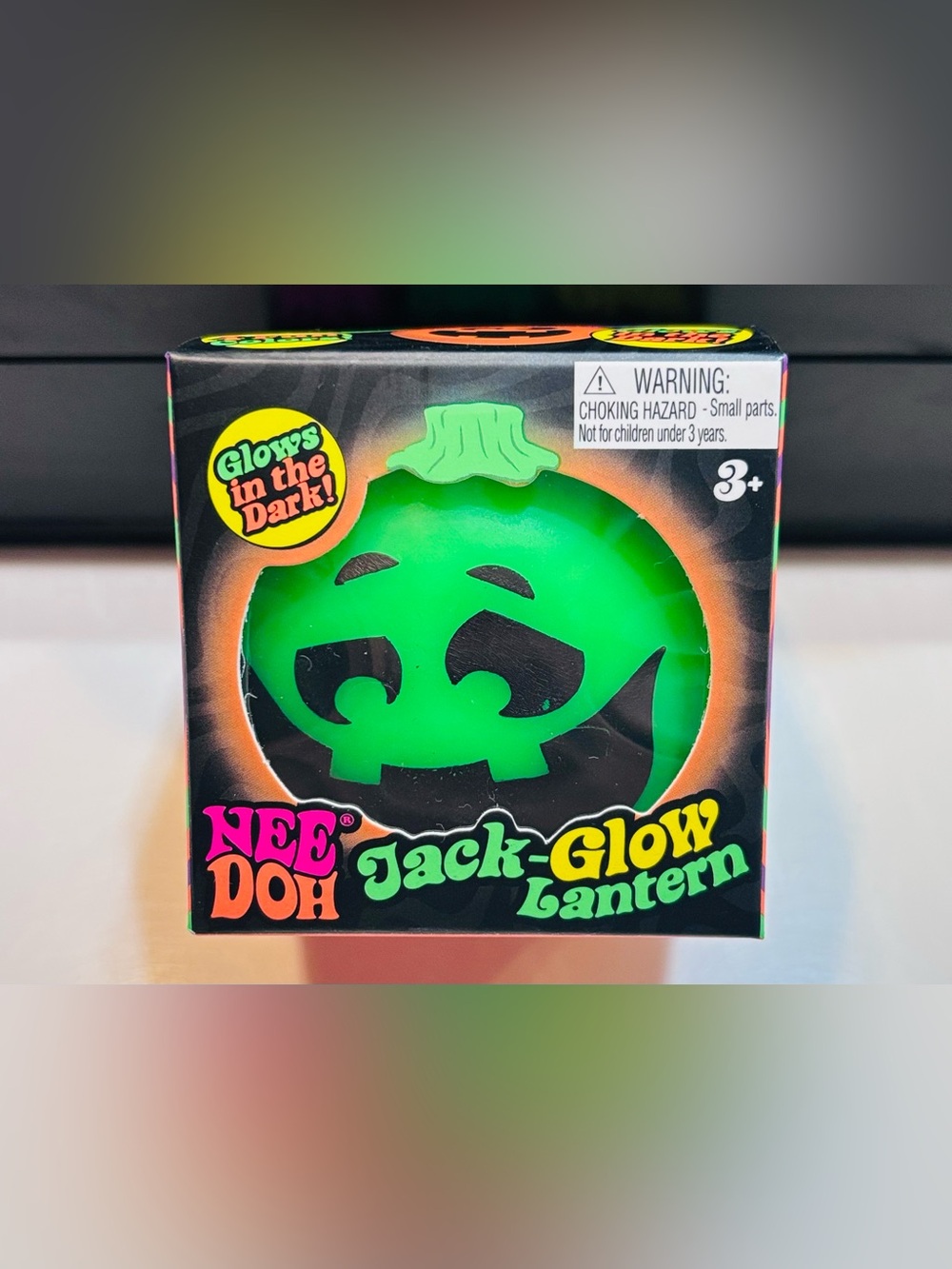 Needoh Jack-Glow Lantern Neon Green